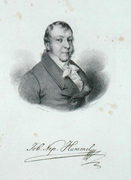 Johann Nepomuk Hummel (1778-1837) (gravür) by German School