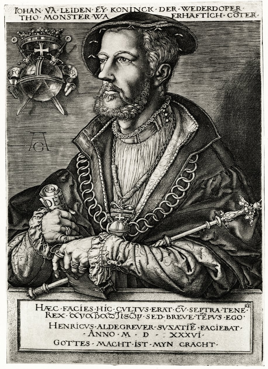 John of Leyden by German School