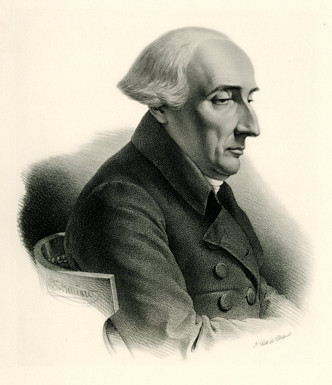 Joseph Louis Lagrange, 1884-90 (fototip) by German School