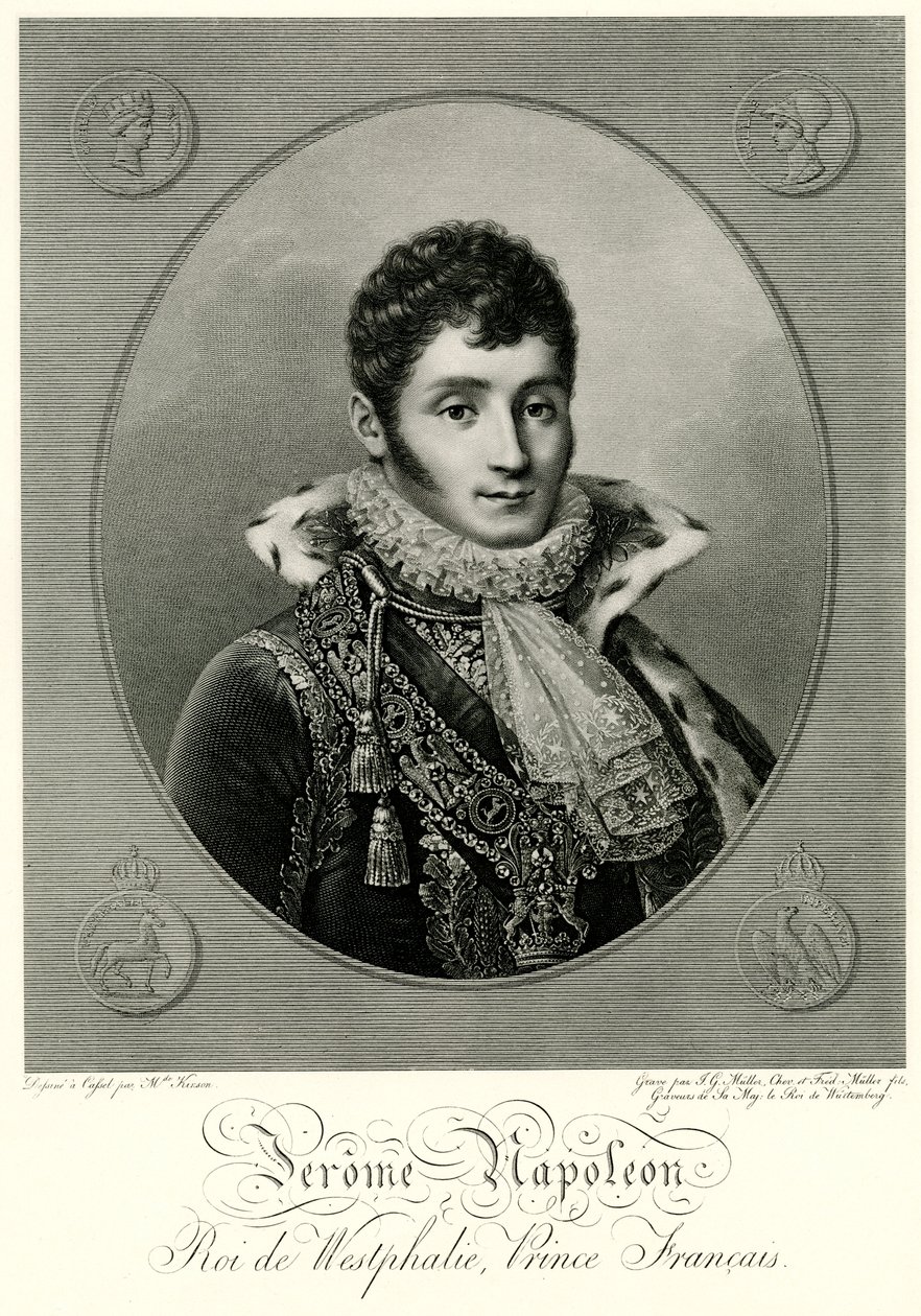 Jérome Bonaparte, 1884-90 by German School