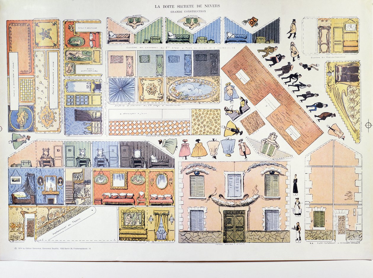 La Boite Secrete de Nevers, 1904, 1974 tarihli orijinal baskıdan Berlin