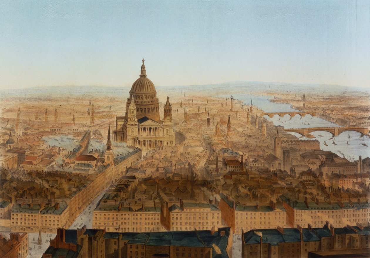 Londra: St. Pauls ve Thames Nehri
