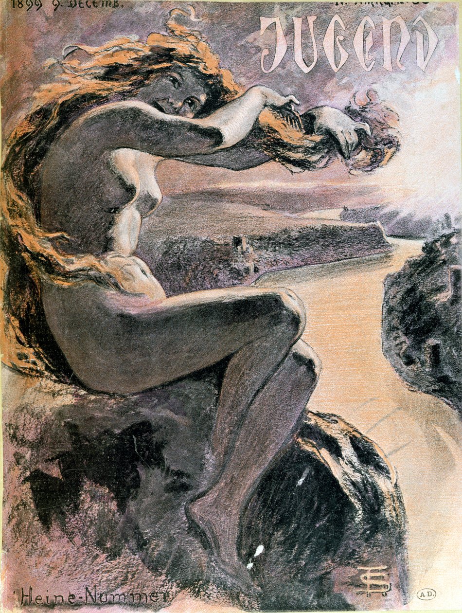 Lorelei ve Ren Nehri, Jugend dergisinin şair Heinrich Heine