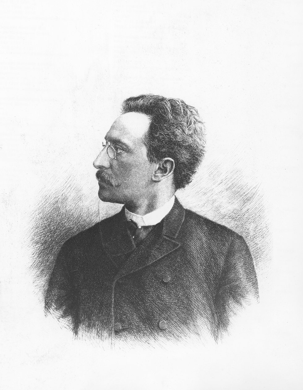 Ludwig Fulda (gravür) by German School