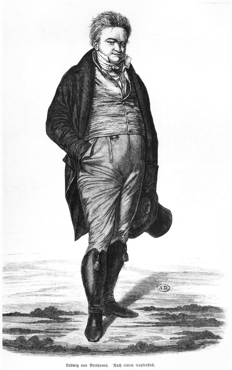 Ludwig van Beethoven (1770-1827) by German School