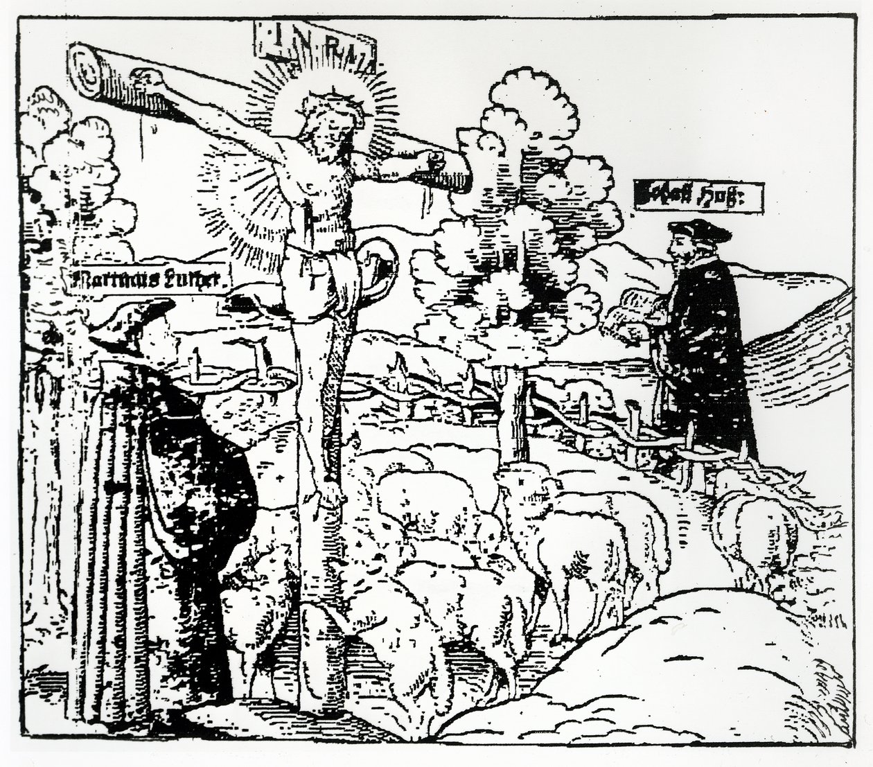 Luther (1483-1546) ve Hus (1369-1415), Mesih Koyun Ağı