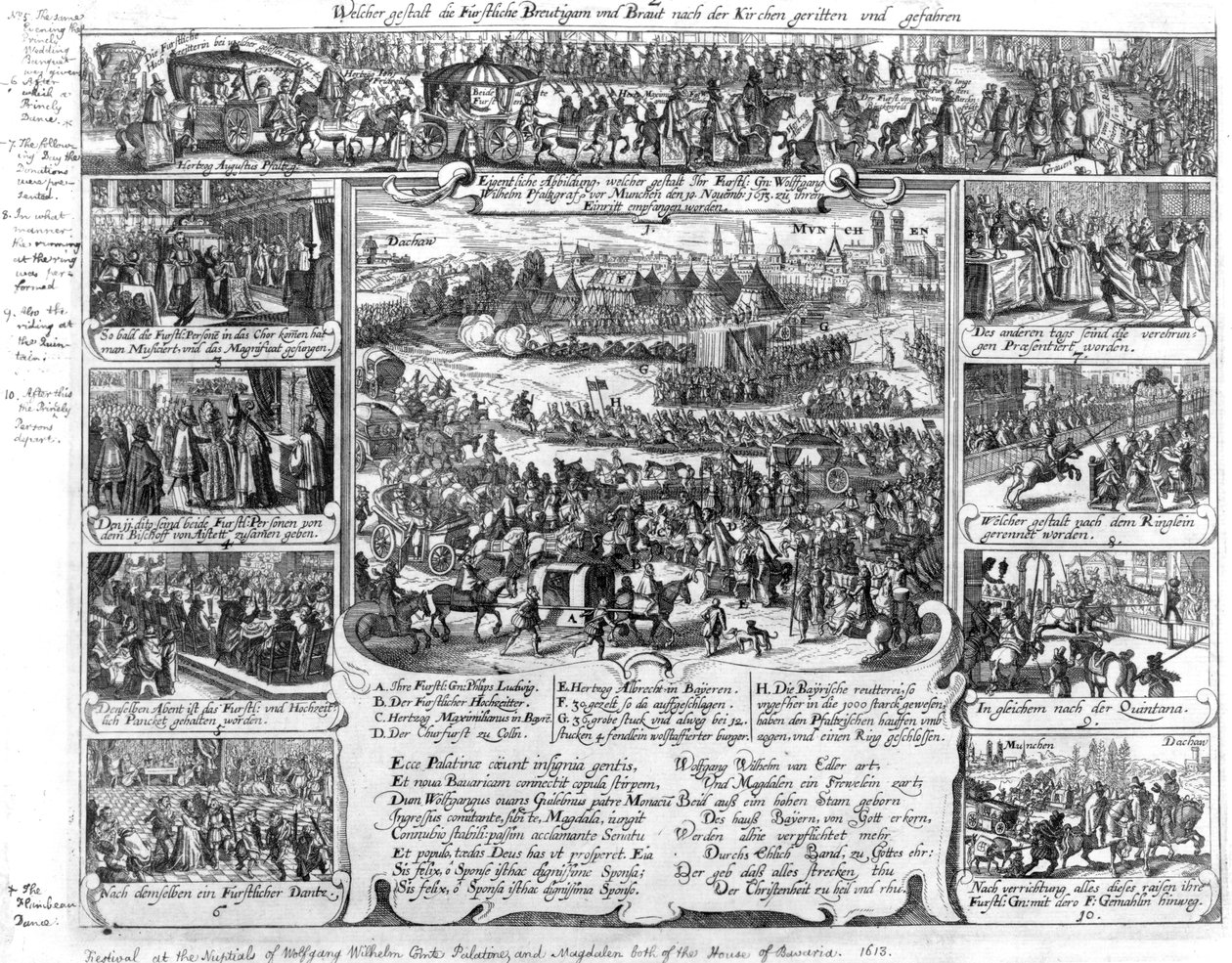 1613 yılında Wolfgang Wilhelm, Neuburg Kontu Palatine ve Bavyera Magdelene