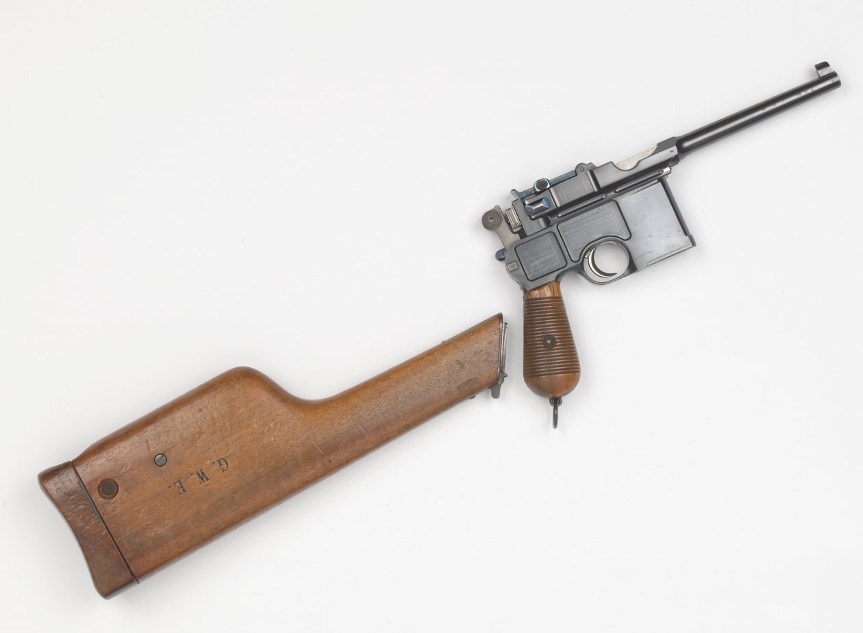 Mauser C96 7.63 mm tabanca by German School