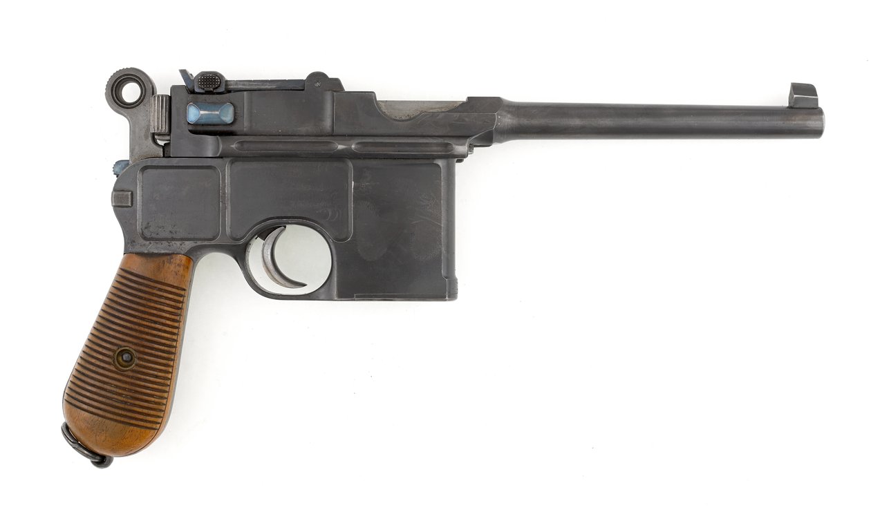 Mauser Model 1896 7.63 mm kendinden yüklemeli tabanca by German School