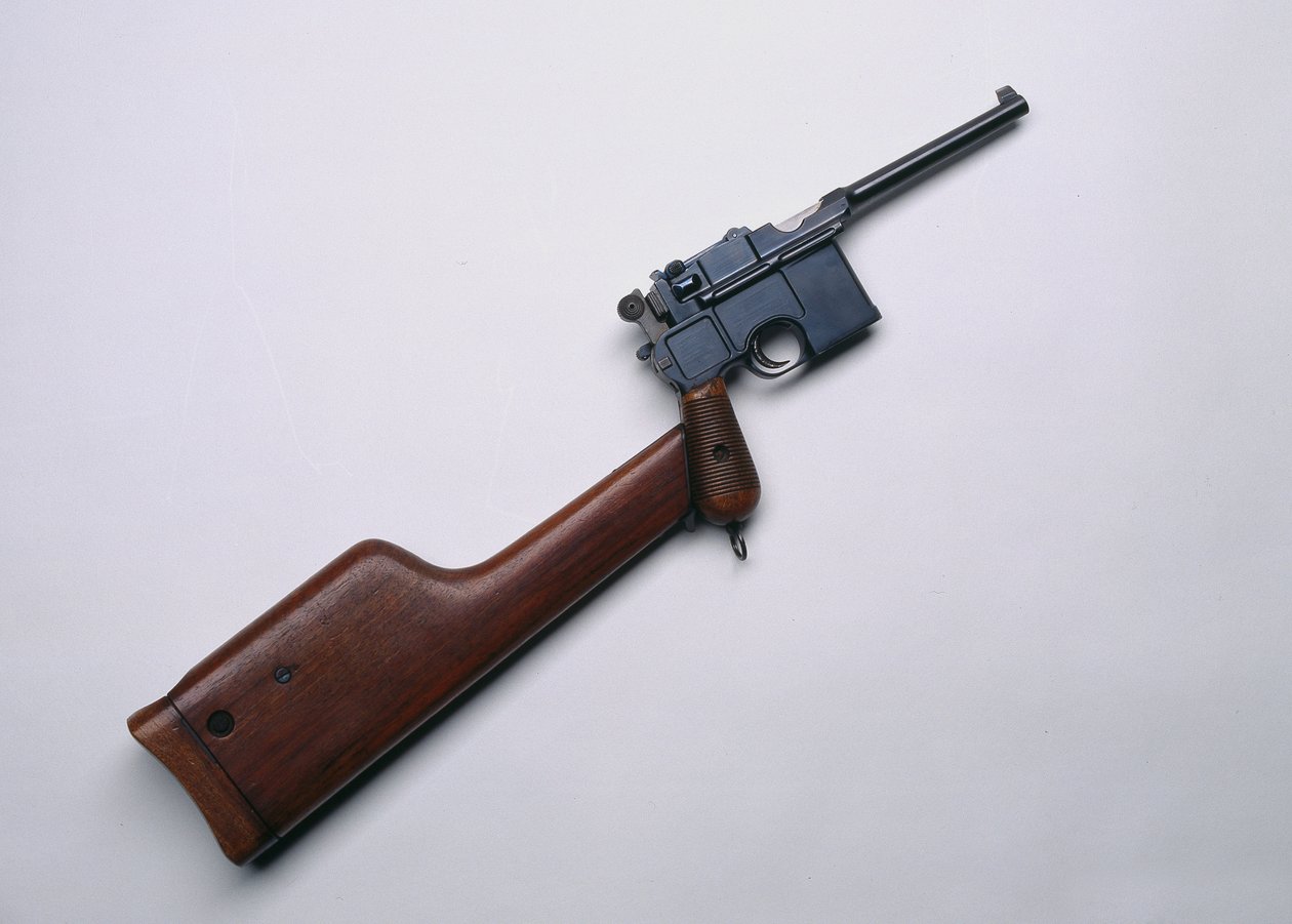 Mauser kendinden yüklemeli 7.63 mm tabanca M1896,1898 yaklaşık by German School
