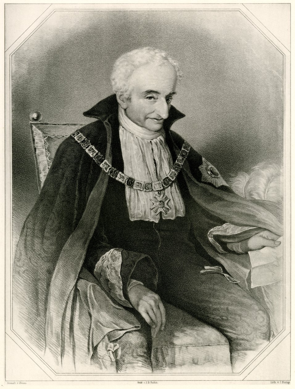 Maximilian Joseph, Montgelas Kontu, 1884-90 (fototip) by German School