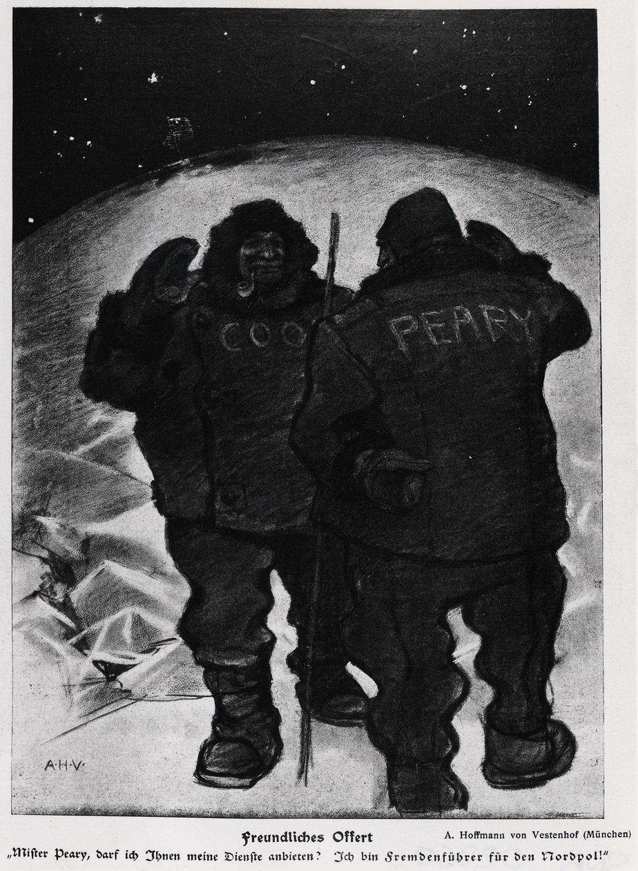 Bay Cook ve Bay Robert Edwin Peary direğin fethinde - Jugend by German School
