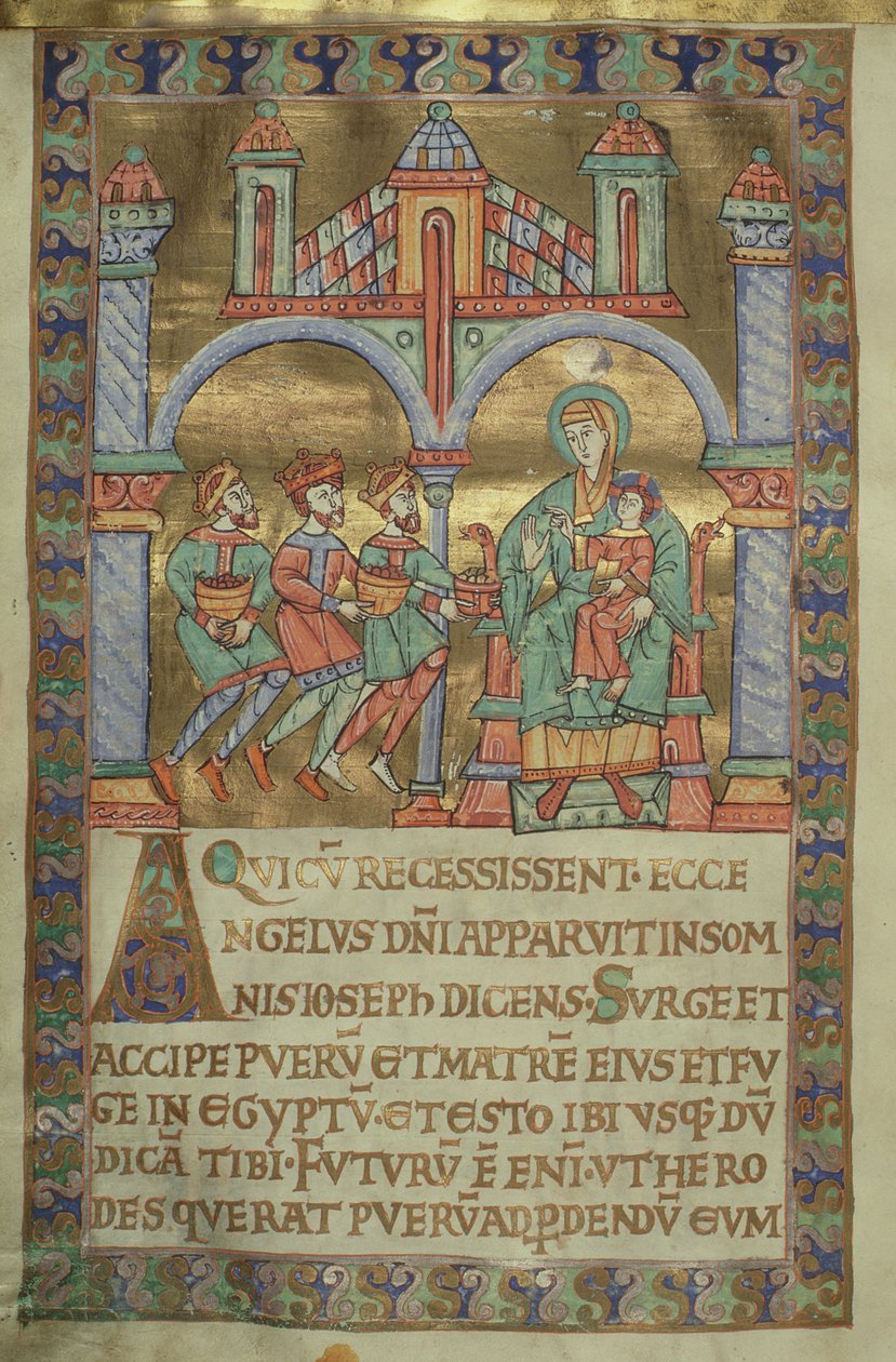Bayan Czart. 1207, IV, fol.V v. Magi