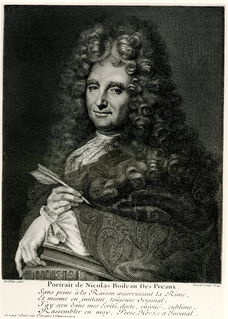 Nicolas Boileau Despreaux by German School