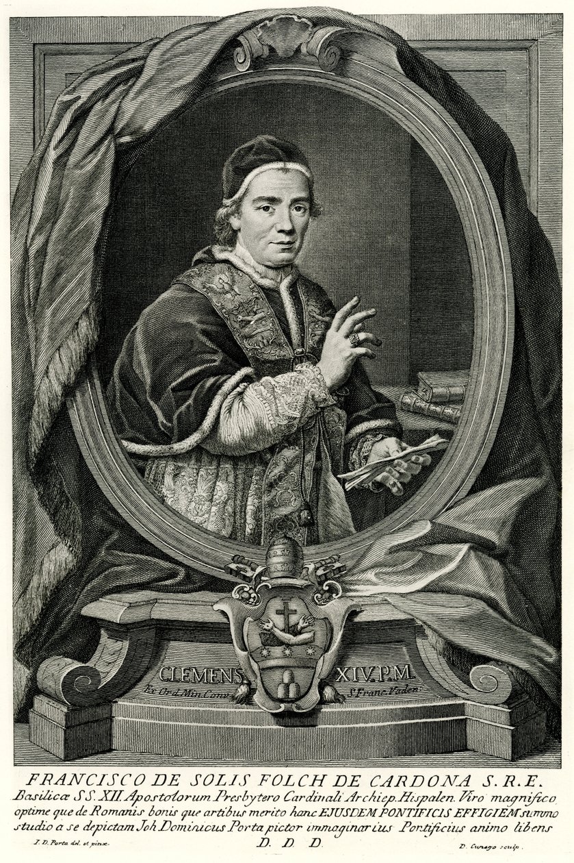 Papa Clemens XIV. by German School