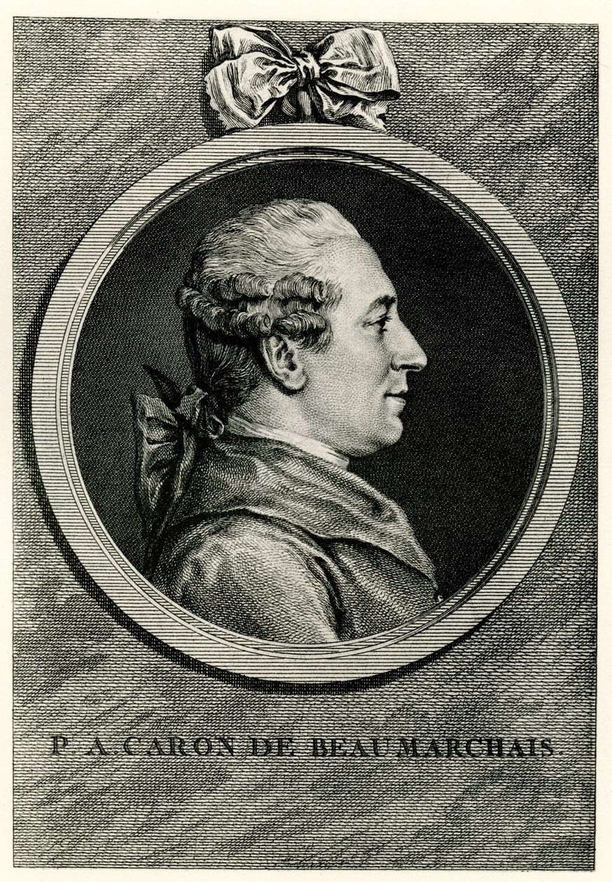Pierre-Augustin Caron de Beaumarchais by German School