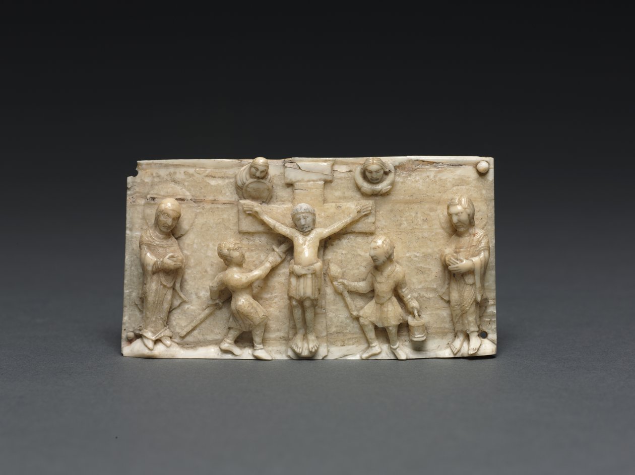 Portatif Bir Sunaktan Plaket: Çarmıha Gerilme, Aşağı Ren Vadisi, 1050-1100 by German School