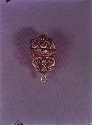 Pomander, Güney Almanca (altın ve emaye) by German School
