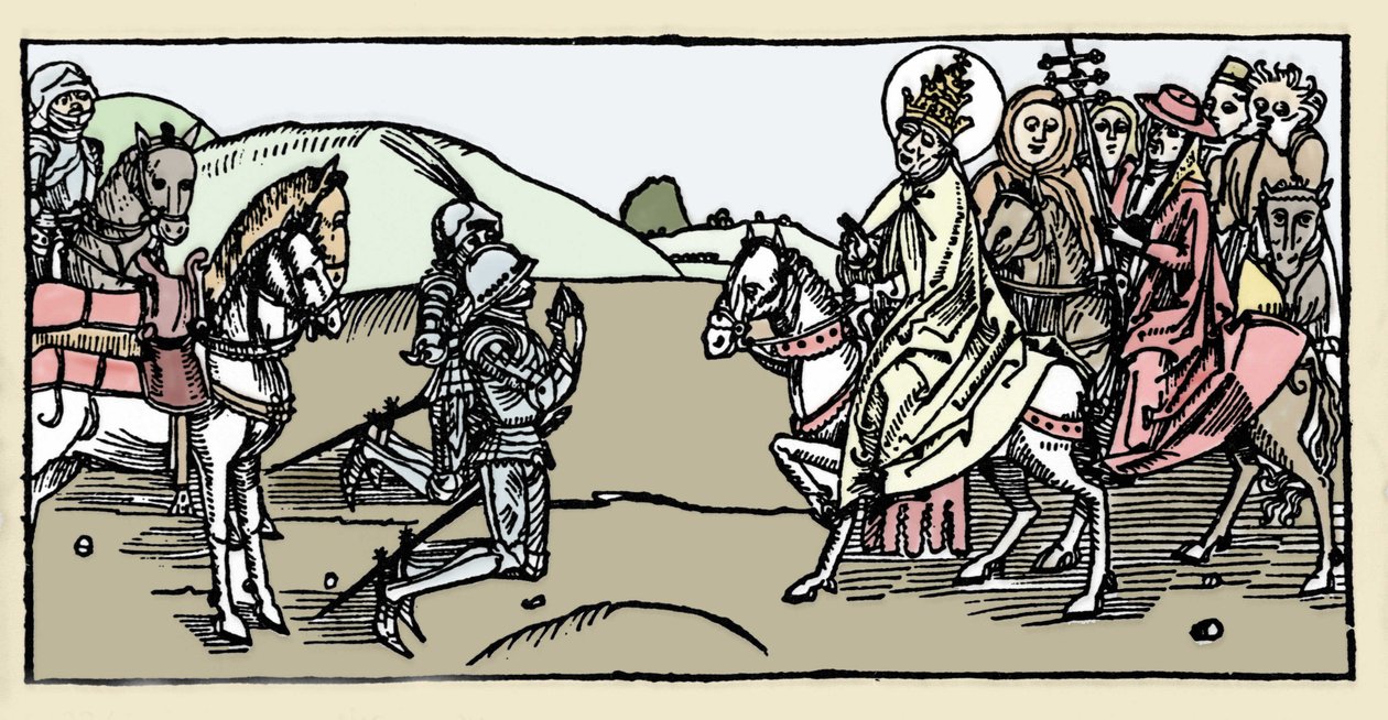 Papa I. Leon, Attila ve Arrete ile tanışıyor - Barbar İstilaları - Voragine