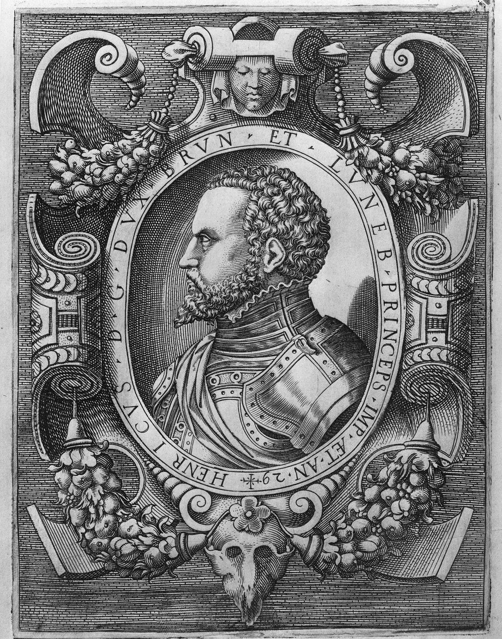 Genç Henry (1489-1568), Brunswick Dükü ve Lüneburg, 1529 by German School