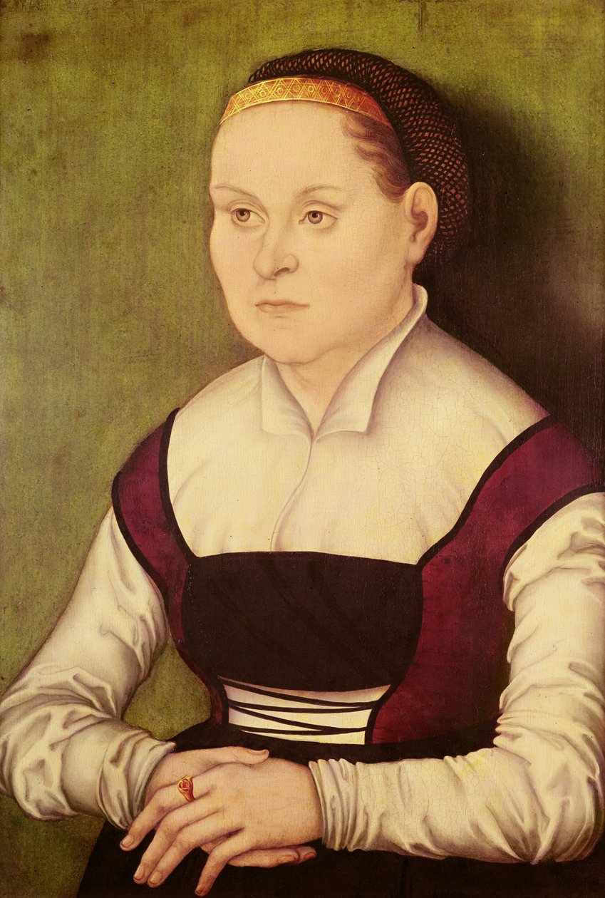 Bir Kadının Portresi by German School