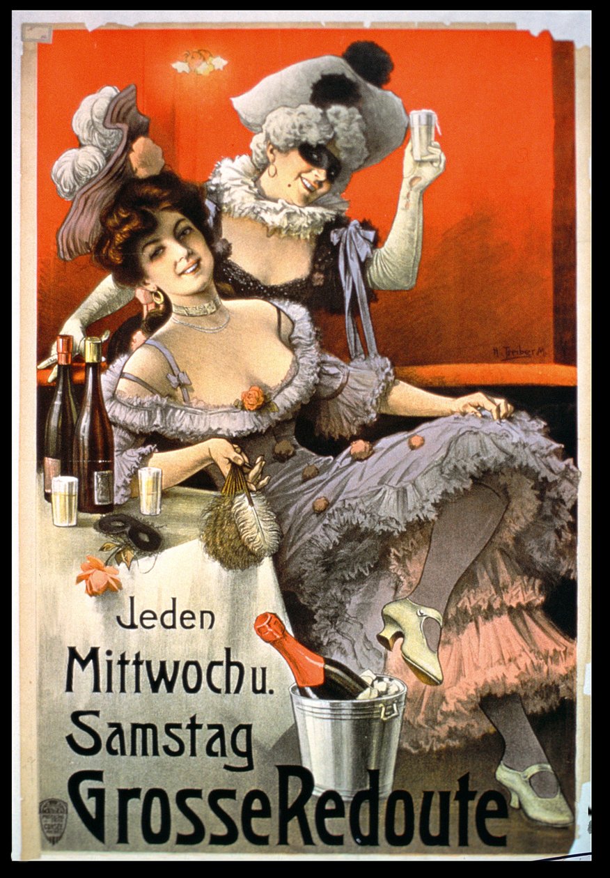 Poster Reklam Grosse Redoute by German School