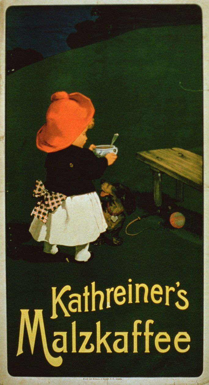 Kathreiners Malt Coffee için afiş reklamı by German School