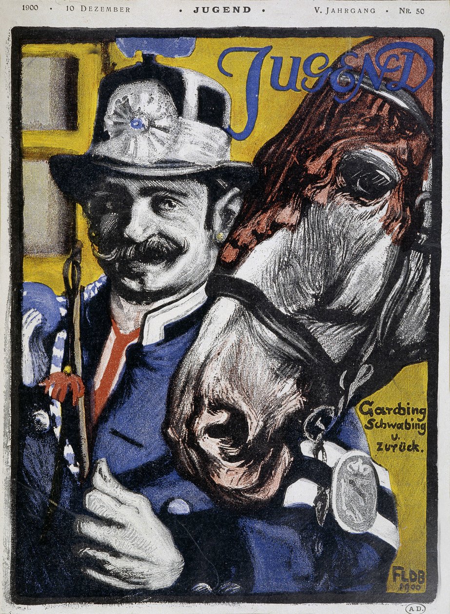 Postillon: arabacı ve atı - “” Jugend” de by German School