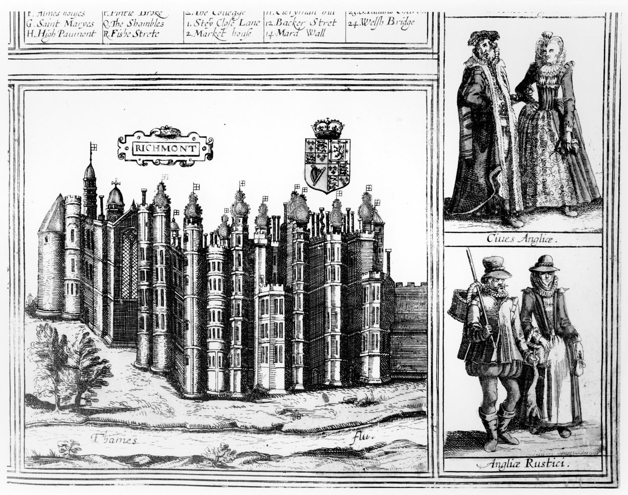 Richmont, Braun & Hogenburg tarafından yayınlandı, 1617 by German School