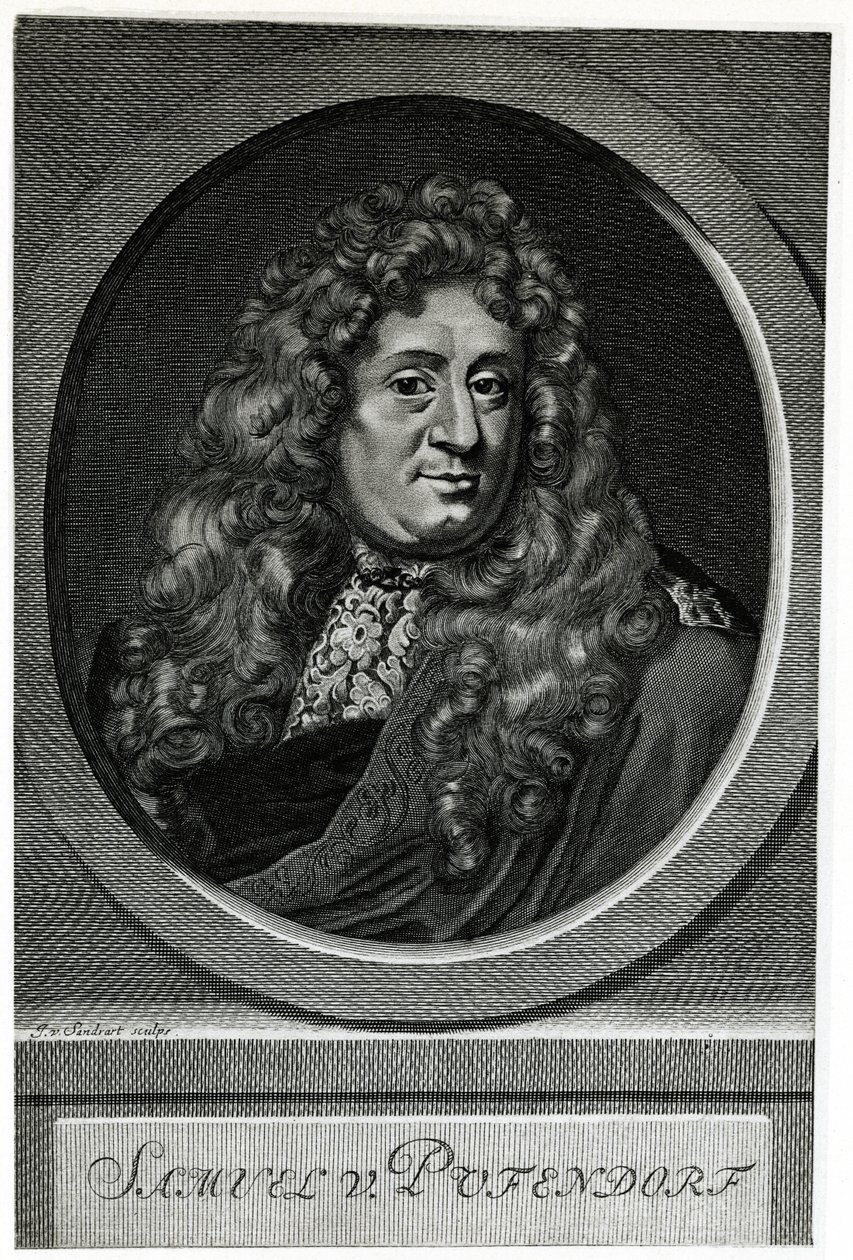 samuel pufendorf by German School
