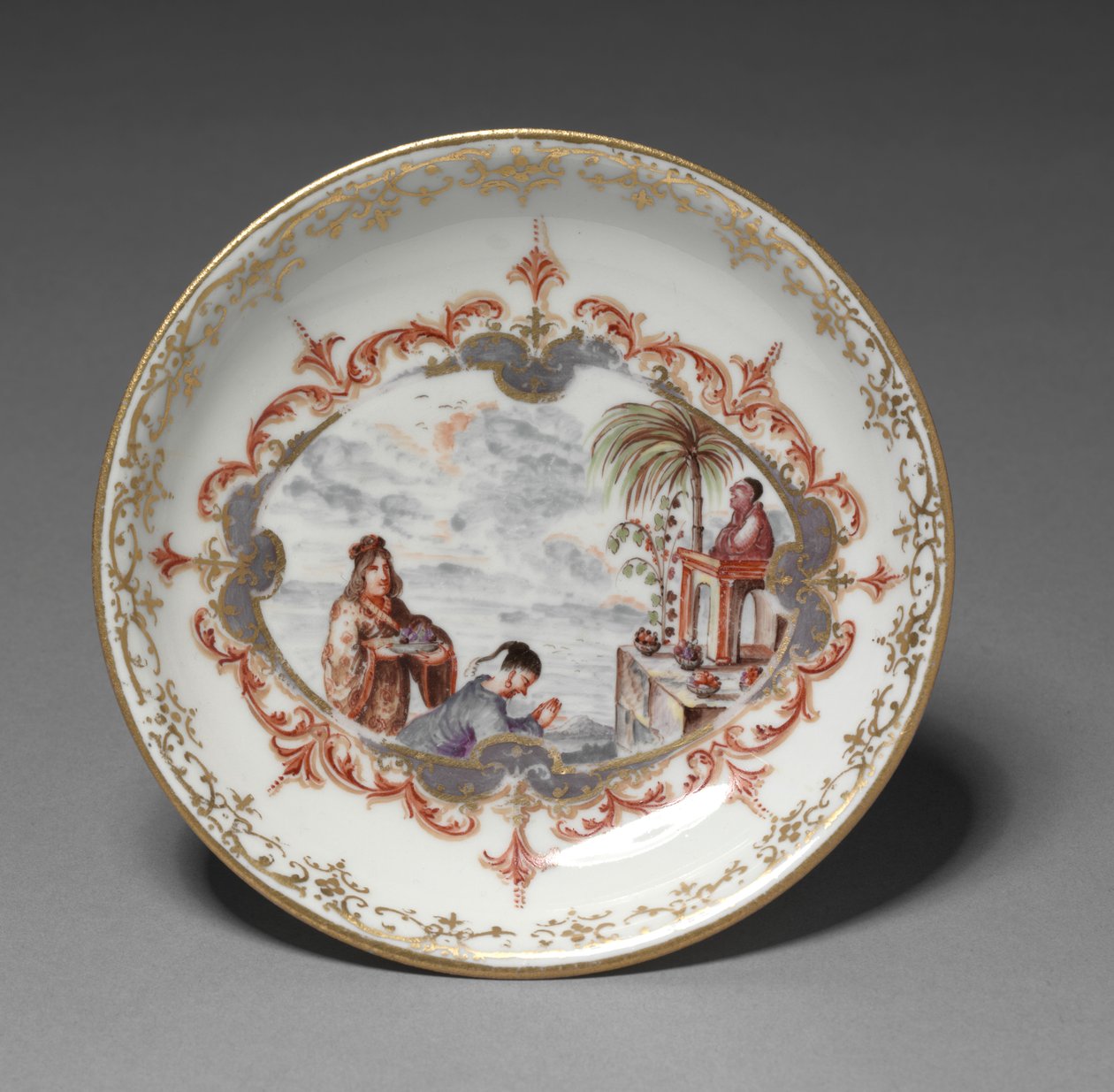 Tabak, üretici Meissen Porselen Fabrikası, Almanya, c.1723 by German School
