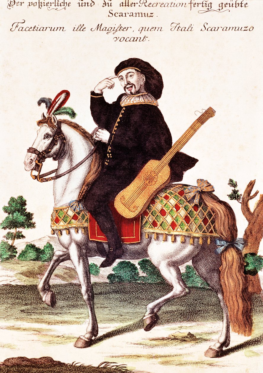 At sırtında Scaramouche by German School