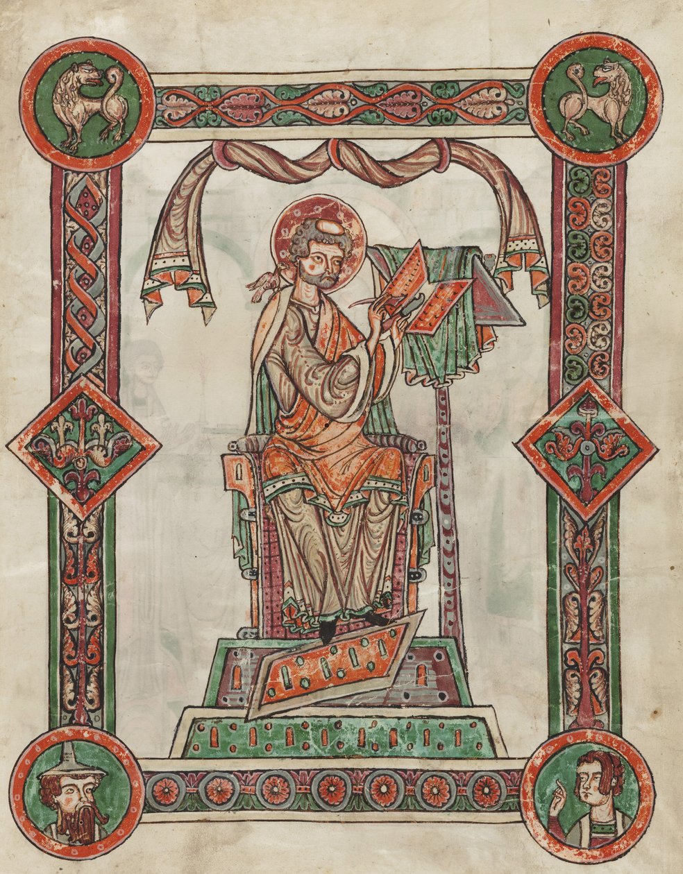 Yazar olarak Aziz Gregory, 1181-1200 by German School