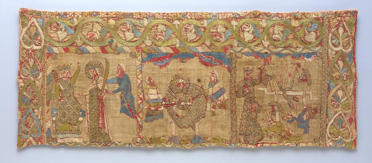 St. Catherine Şehitliği ile birlikte çalındı, Rheinland, c.1200 by German School