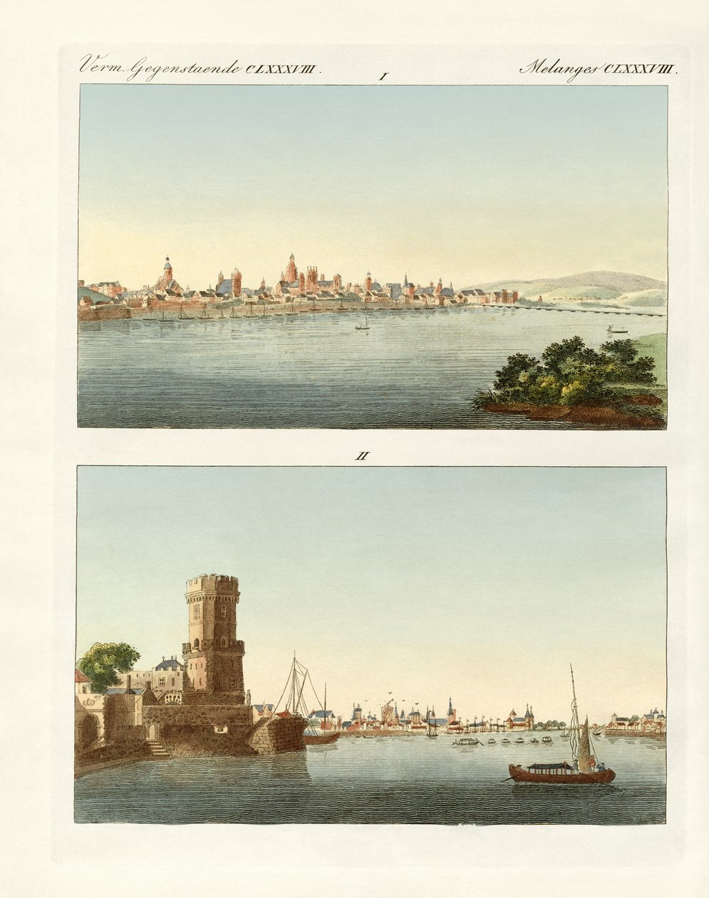 Ren Nehri üzerindeki garip kasabalar by German School
