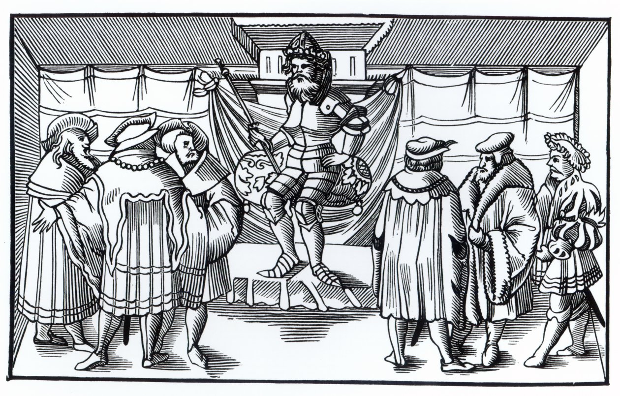 The Court of a Baron, Cosmographie Universelle of Munster, 1552