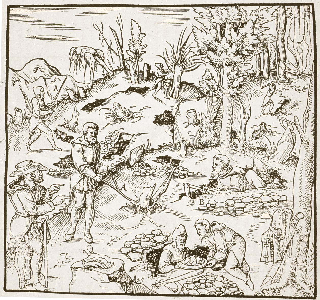 The Divining Rod, Bergwerk Buch