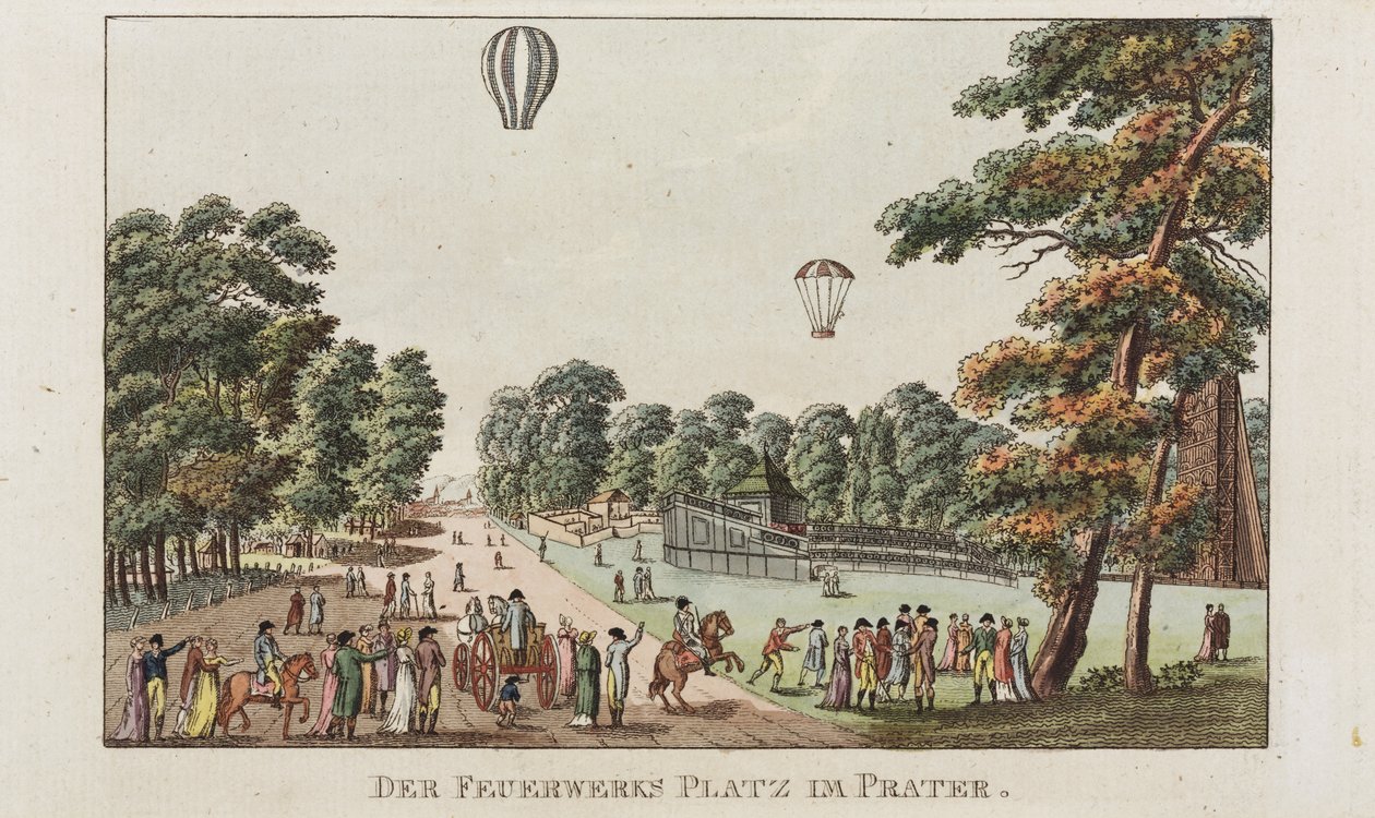 Havai Fişek Yeri, Prater, c.1802 by German School