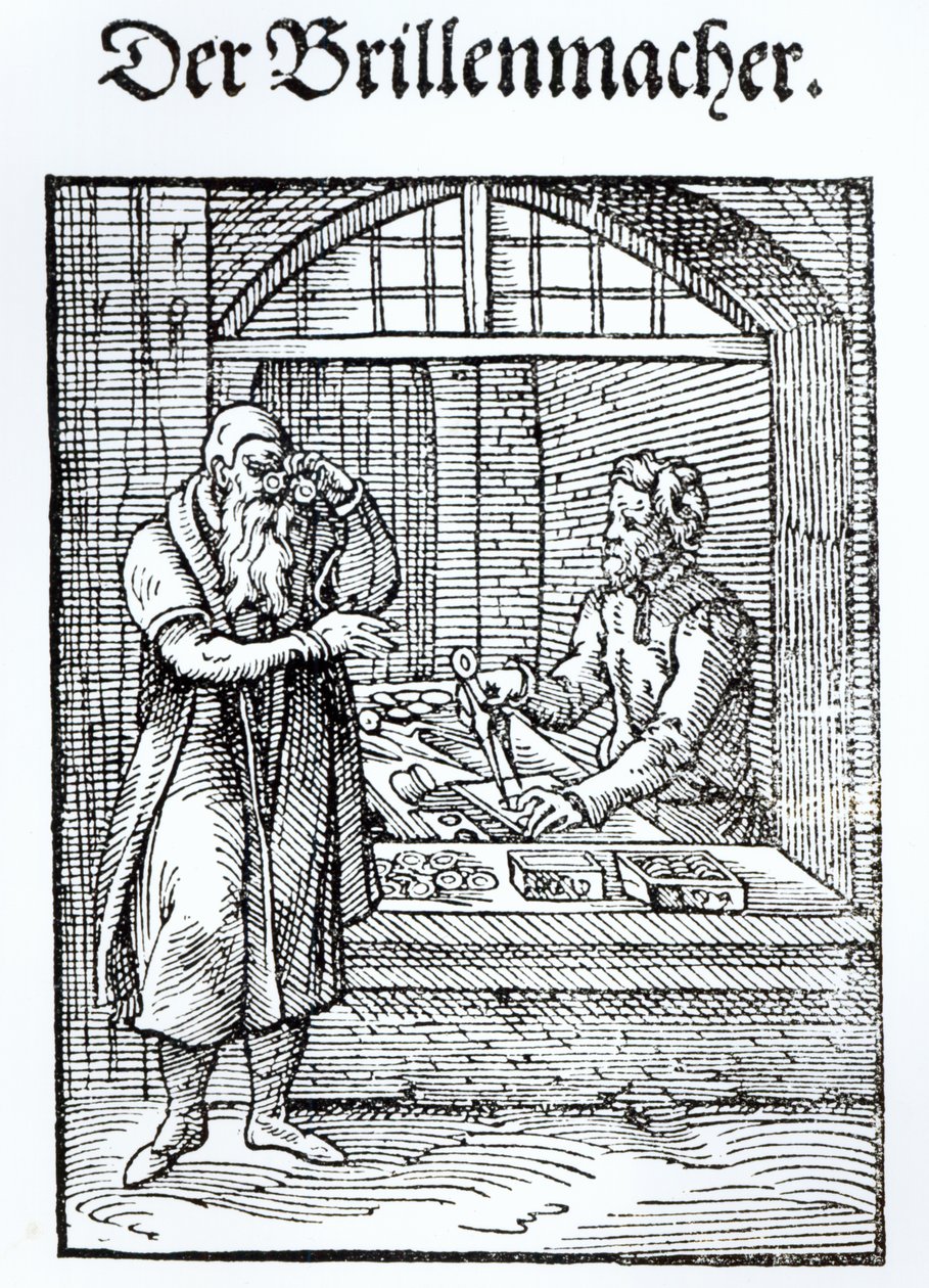 Hartman Schopper tarafından yayınlanan The Glasses Maker by German School
