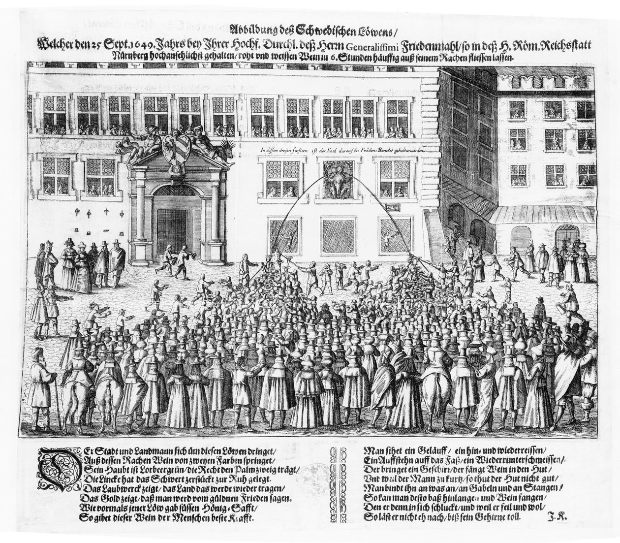 Nürnberg Barışı, 25 Eylül 1649 by German School