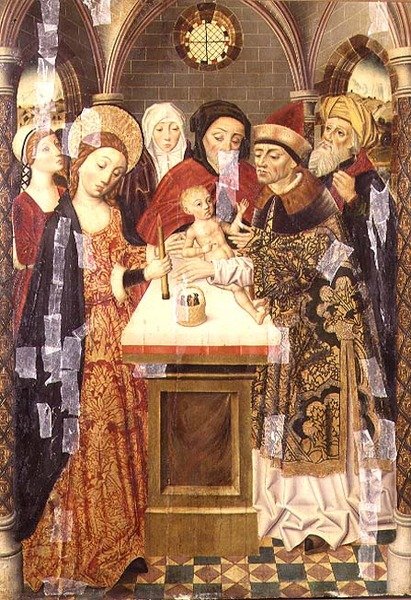 Tapınaktaki Sunum, c.1480 by German School