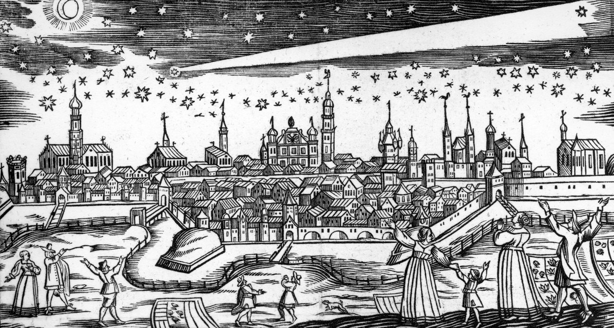Korkunç Kuyruklu Yıldız, 1680, Bach Abraham by German School