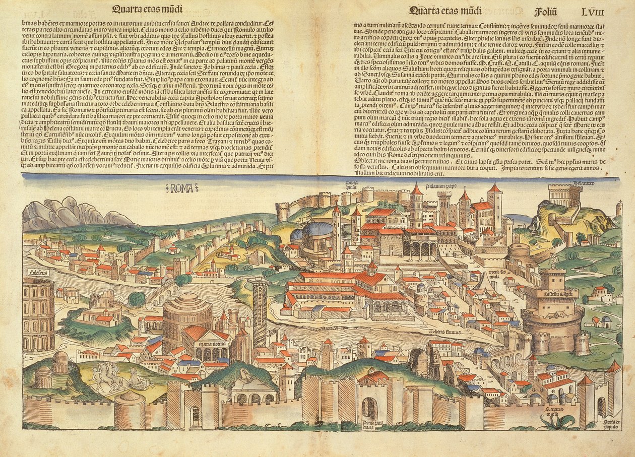 Hartmann Schedel (1440-1514) 1493 tarafından Nuremberg Chronicle