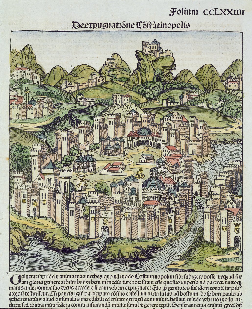 Hartmann Schedel (1440-1514) 1493 (tahta blok) tarafından Nuremberg Chronicle
