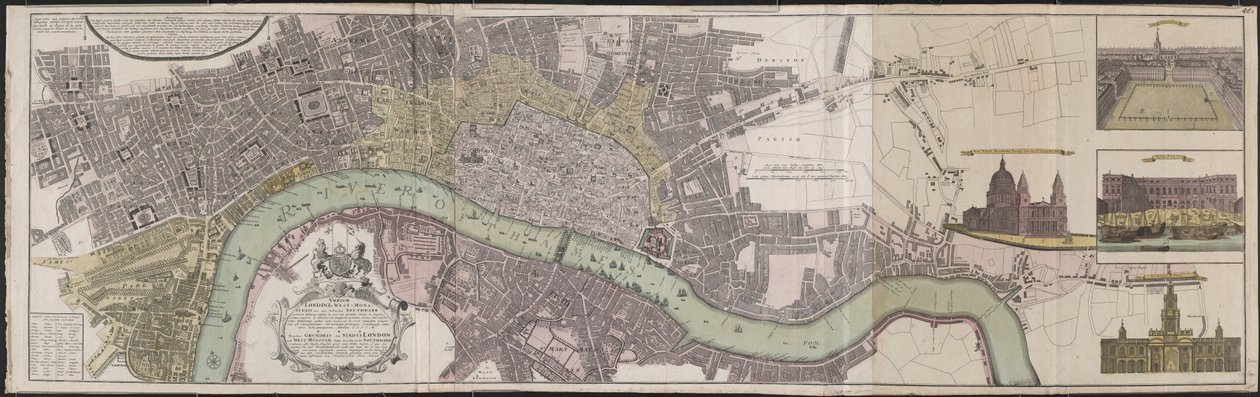 Londra ve West-Monster şehirleri ve Southwark