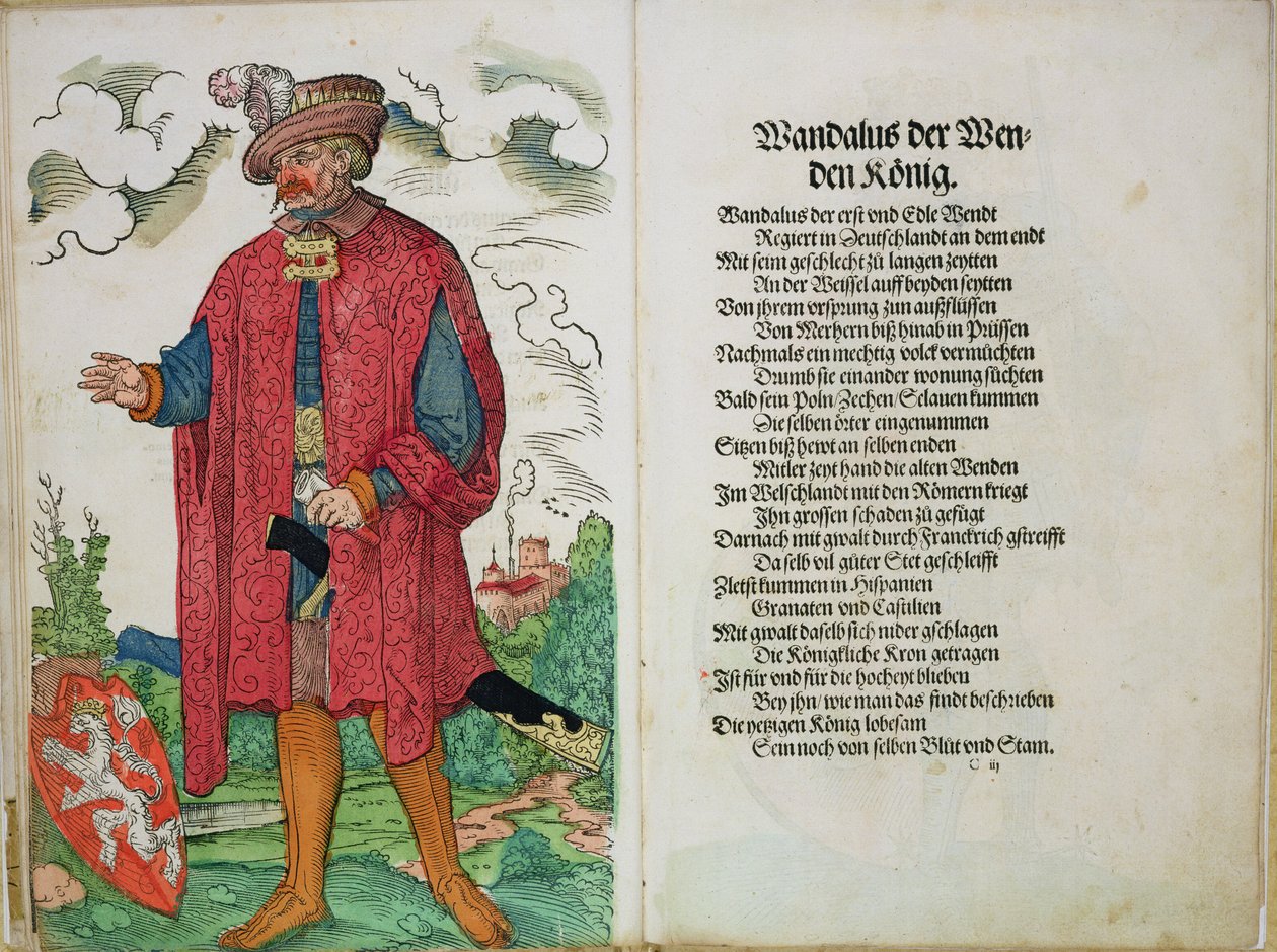 Wandalus, Wenden Kralı, Alman Ulusunun İlk On İki Eski Kral ve Prensinin Kökeni