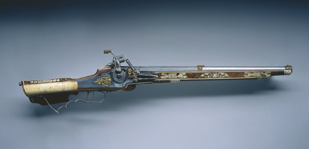 Tekerlek Kilitli Tüfek, 1618 by German School