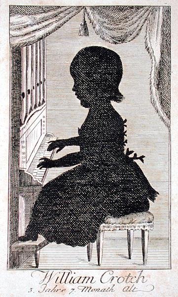 William Crotch (1775-1847) Orgu Çalıyor (gravür) by German School