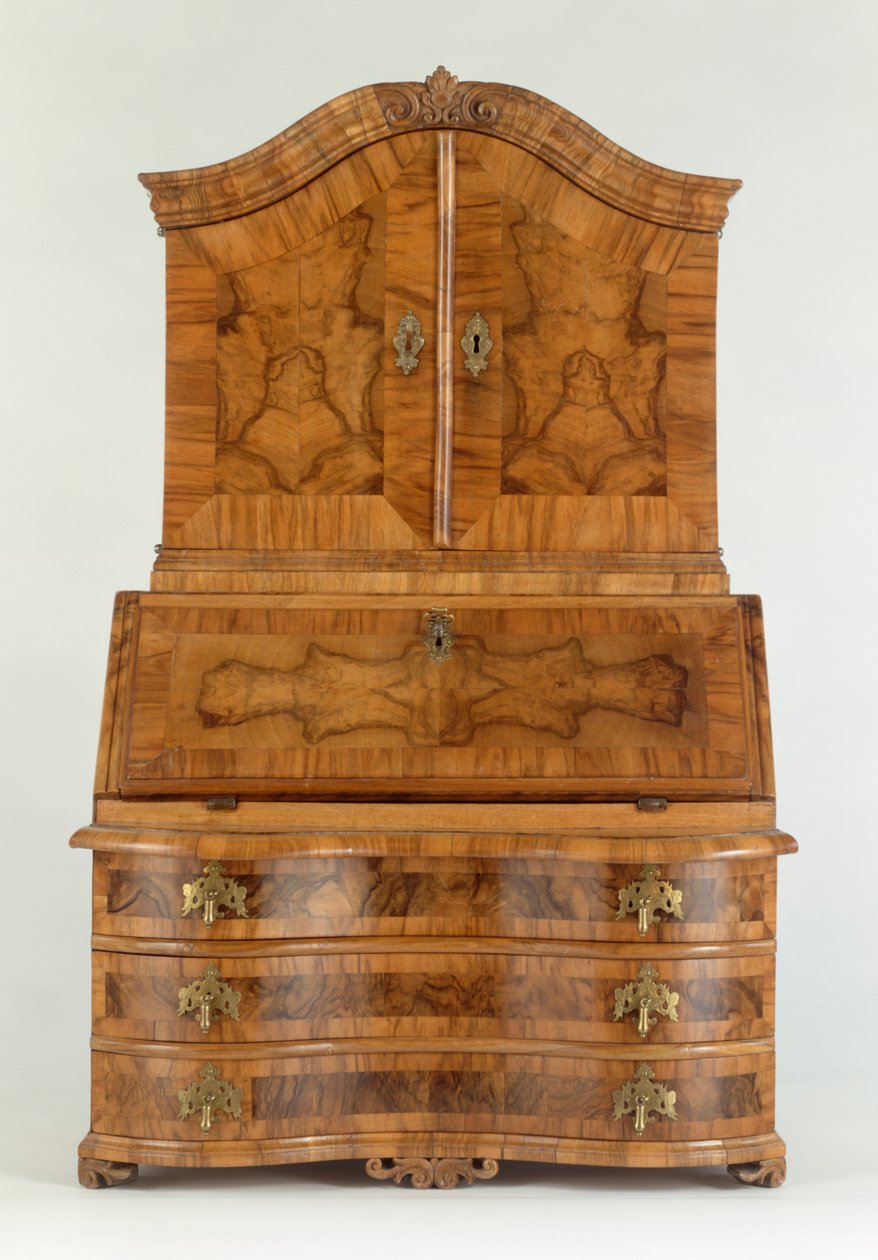 Yazı Masası, c.1730 (ahşap) by German School