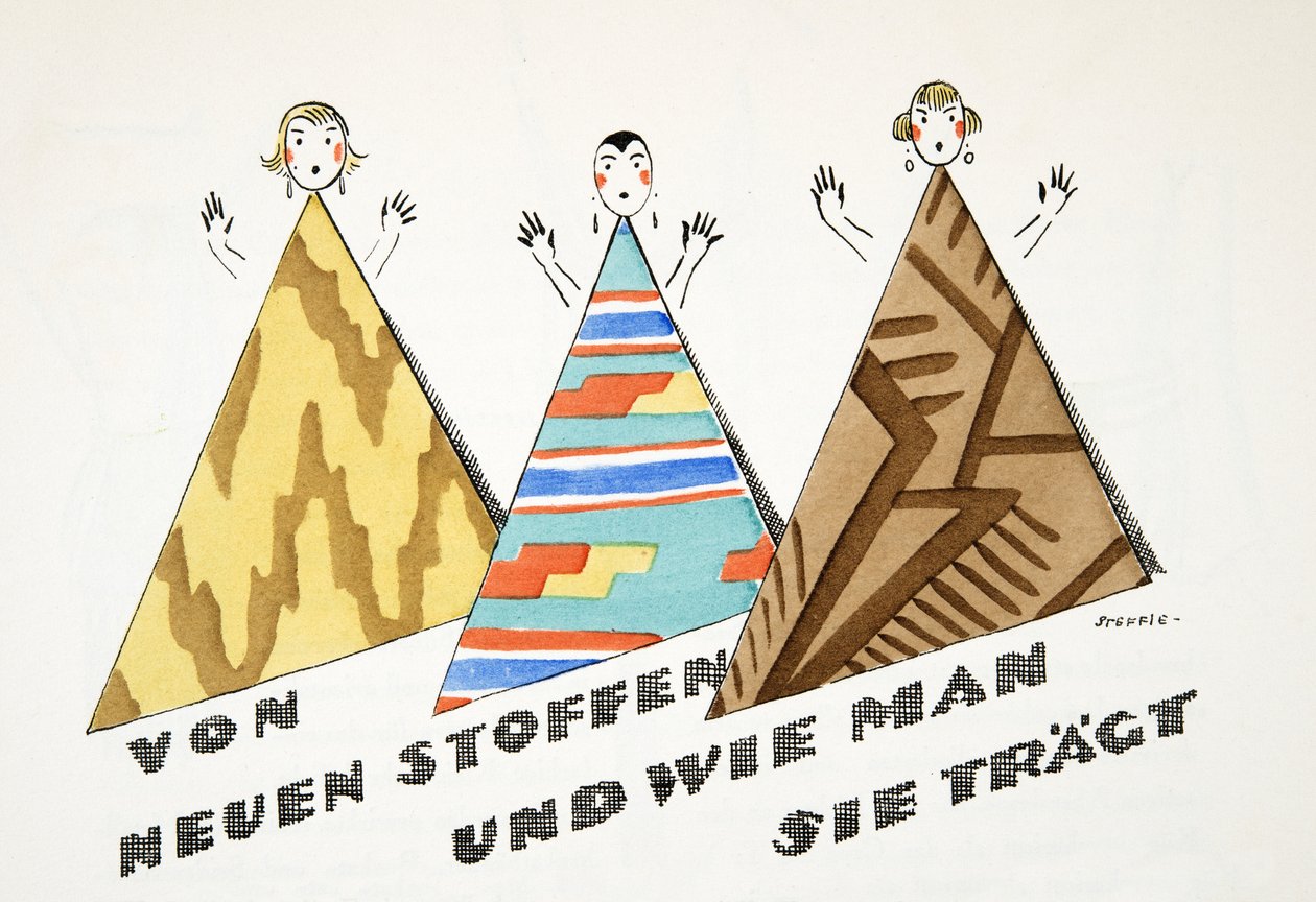"von neuen stoffen und wie man sie trägt" Styl